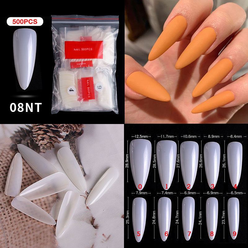 Nail Tips ( 500pcs/Packet ) natural