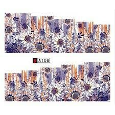 Flower Nail Decal A108