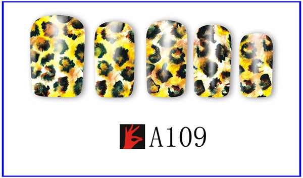 Flower Nail Decal A109