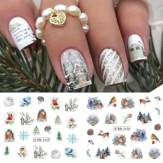 Christmas Nail Decal BN2430