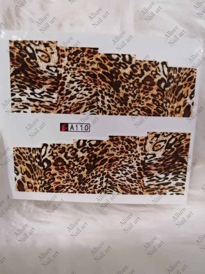 Animal Nail Decal A110