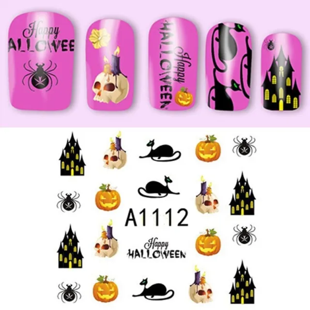 Halloween Nail Decal A1112