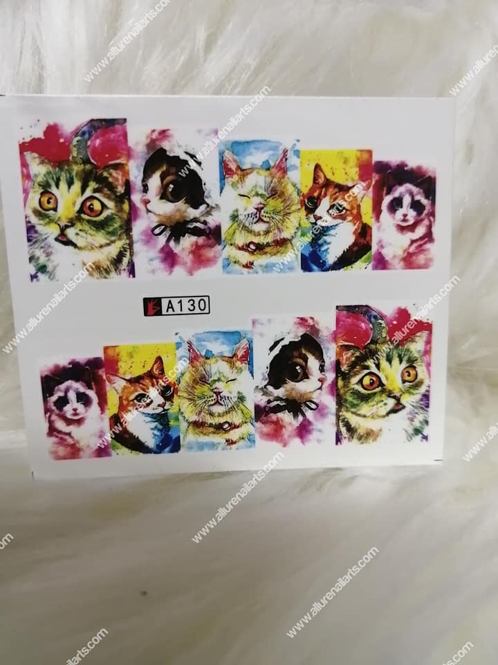 Animal Nail Decal A130