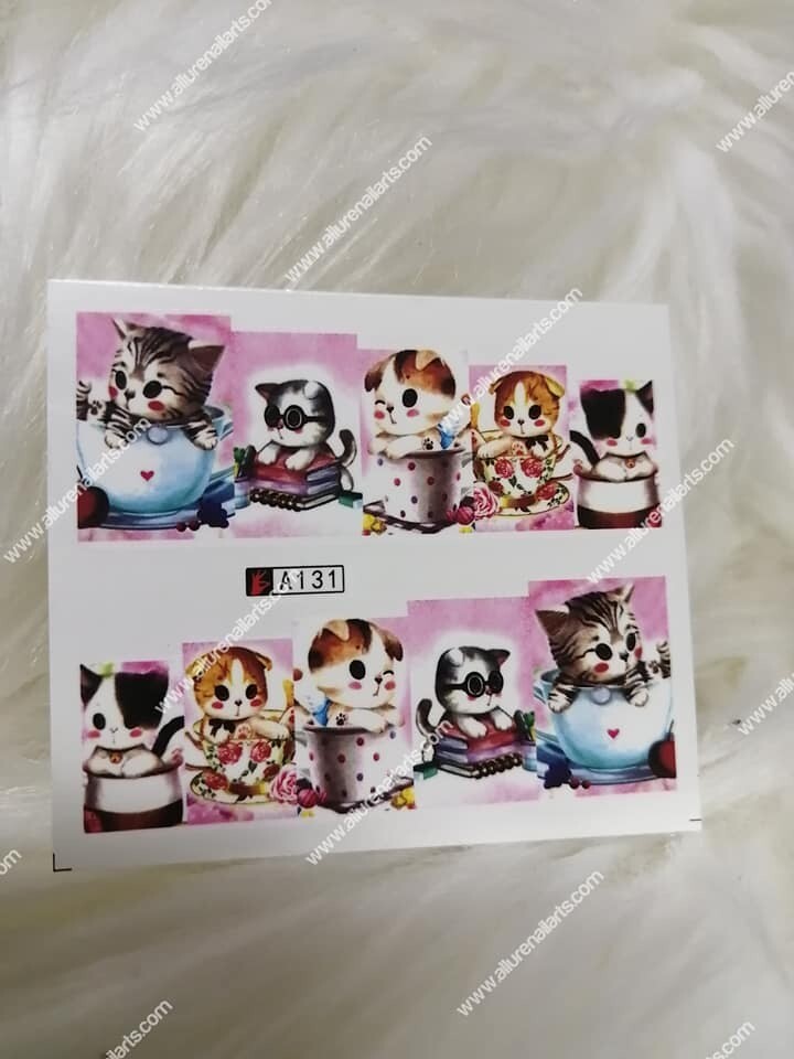 Animal Nail Decal A131