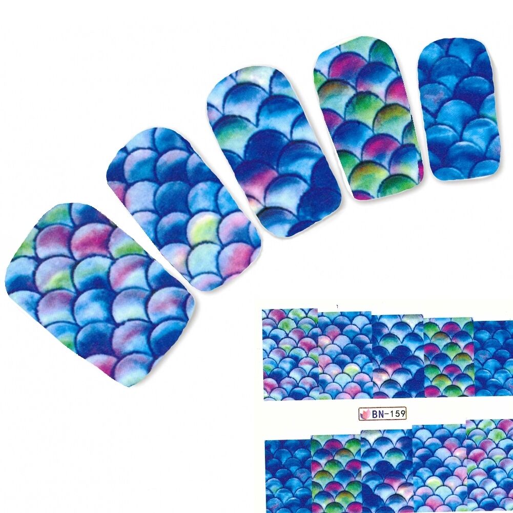 Mermaid Ocean Nail Decal BN159