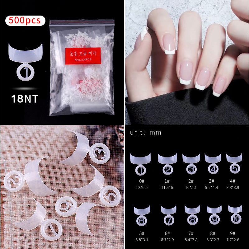 Nail Tips ( 500pcs/Packet )natural