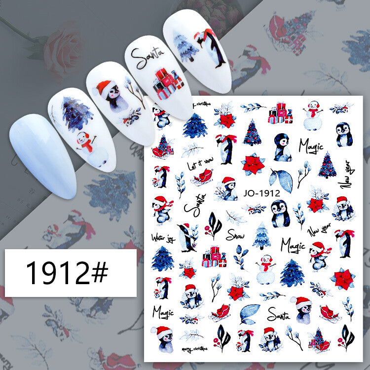 Christmas Nail Sticker - 1912