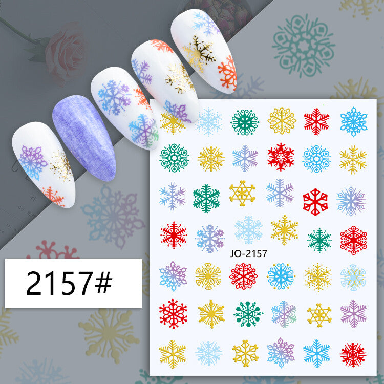 Christmas Nail Art Sticker JQ2157