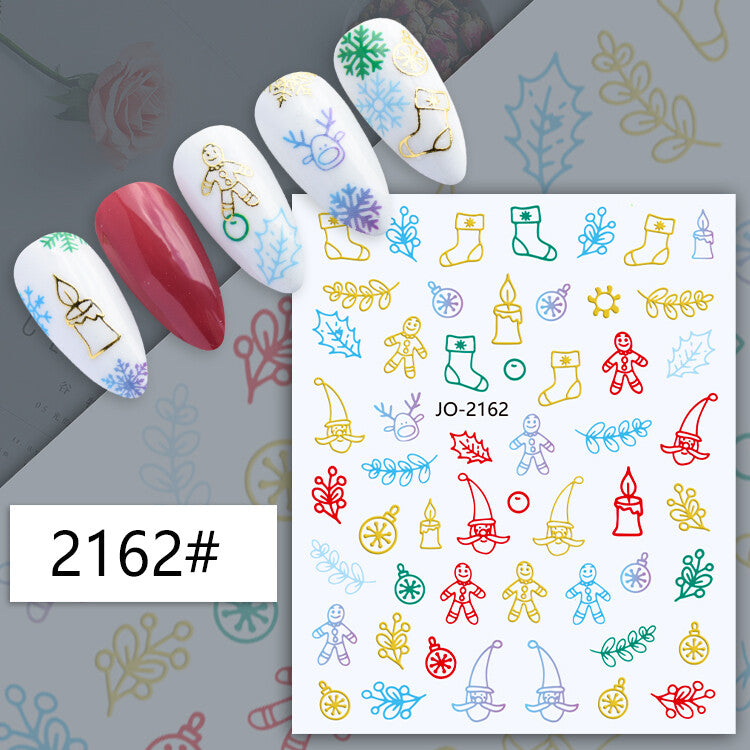 Christmas Nail Art Sticker JQ2162