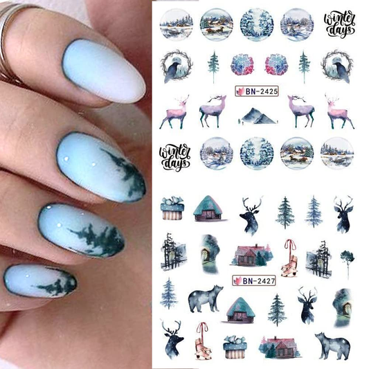 Christmas Nail Decal BN2425
