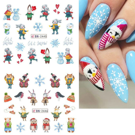 Christmas Nail Decal BN2446