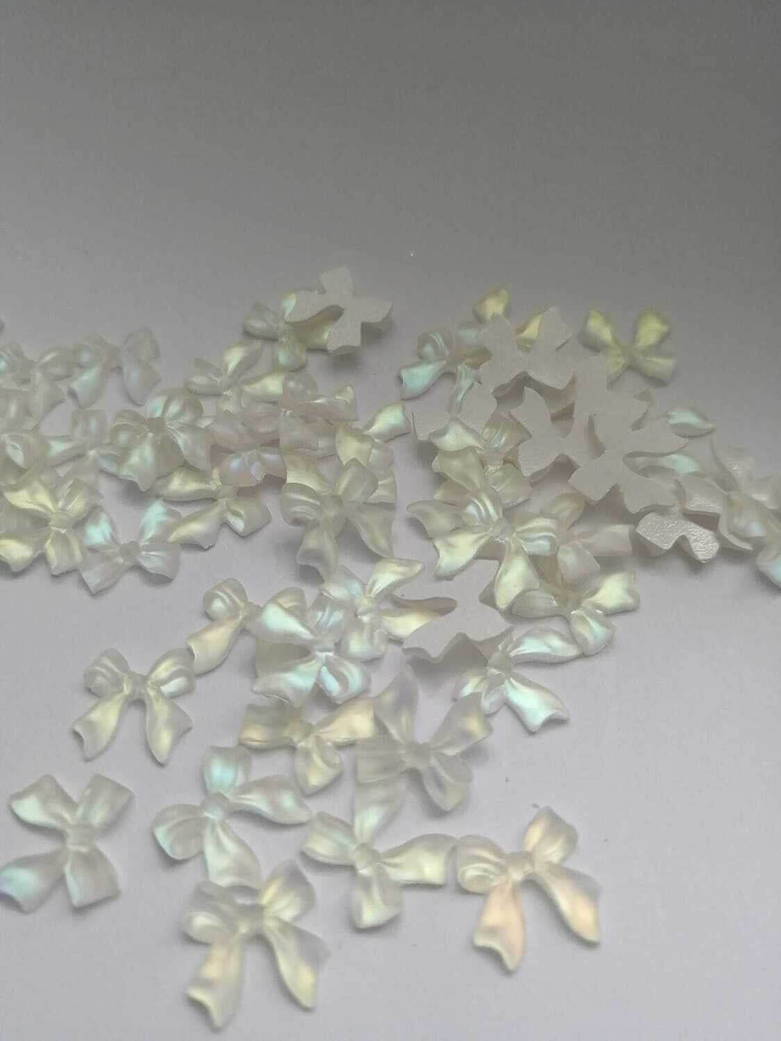 Bow Resin Nail Art Decoration 10 pcs