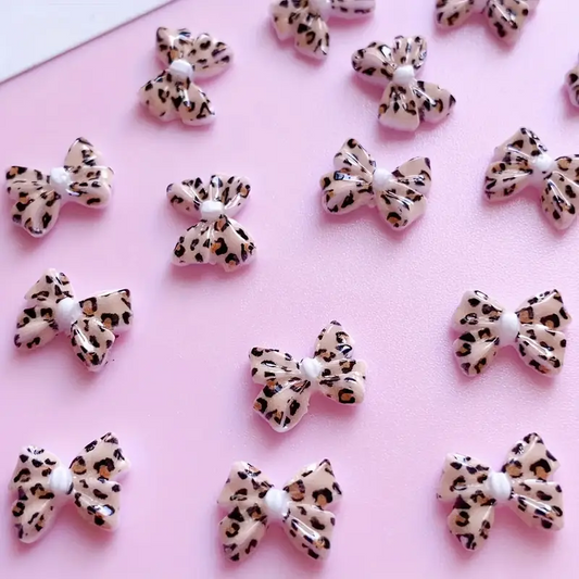 Bow Resin Nail Art Decoration 10 pcs