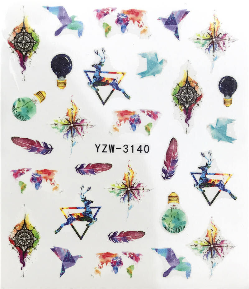 Nail Decal YZW3140