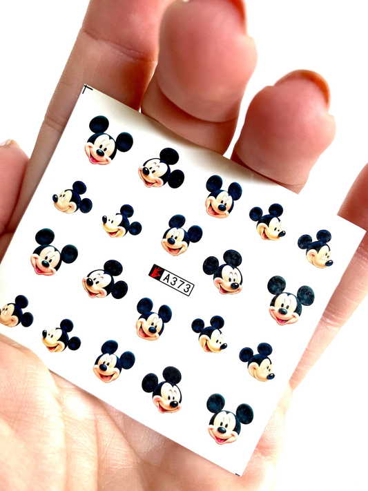 Nail Decal cartoon mouse A373