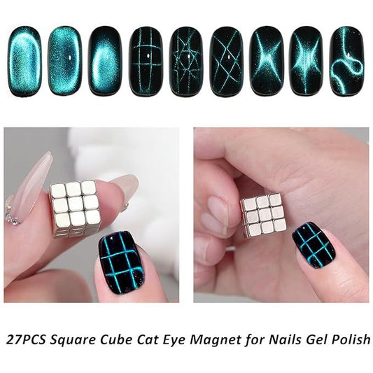 Magic Cube Magnet For Cat Magnetic Gel Polish 3D