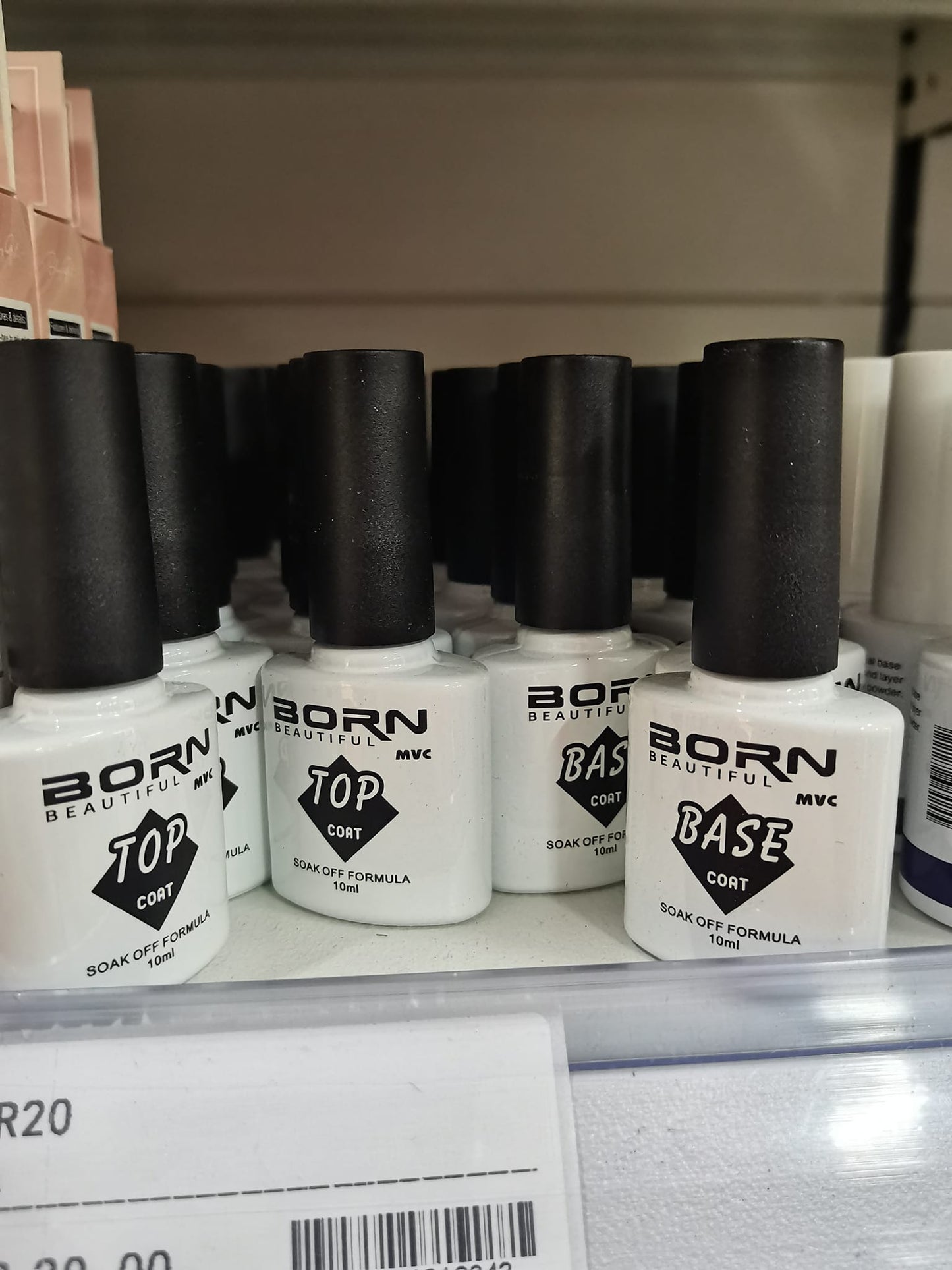 Born Beautiful Top or Base Coat Gel Polish