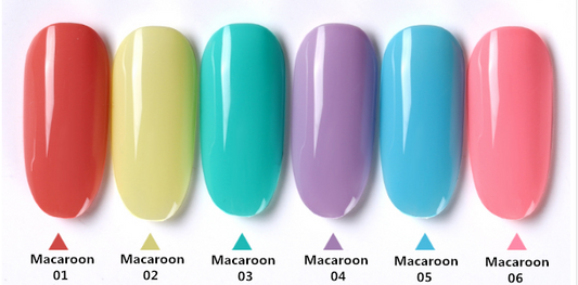 AS UVLED Gel Polish Macaroon 6pcs