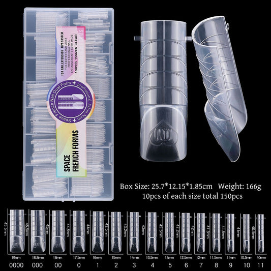 Space French Forms 150pcs 5x pcs