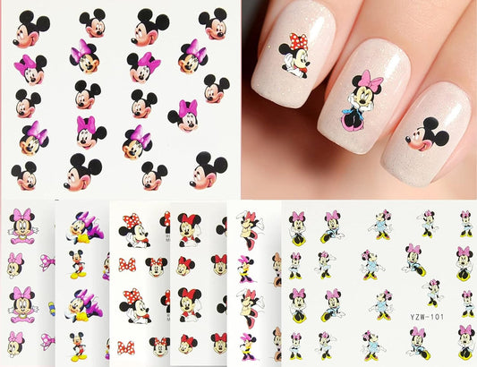 Nail Decal cartoon mouse A374