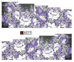 Flower Nail Decal A077