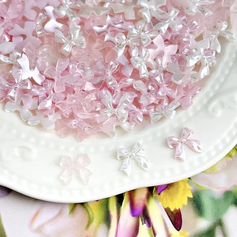 Bow Resin Nail Art Decoration 10 pcs