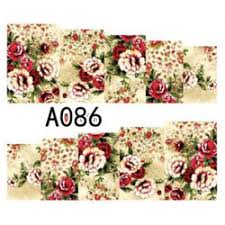 Flower Nail Decal A086
