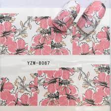 Flower Nail Decal A087