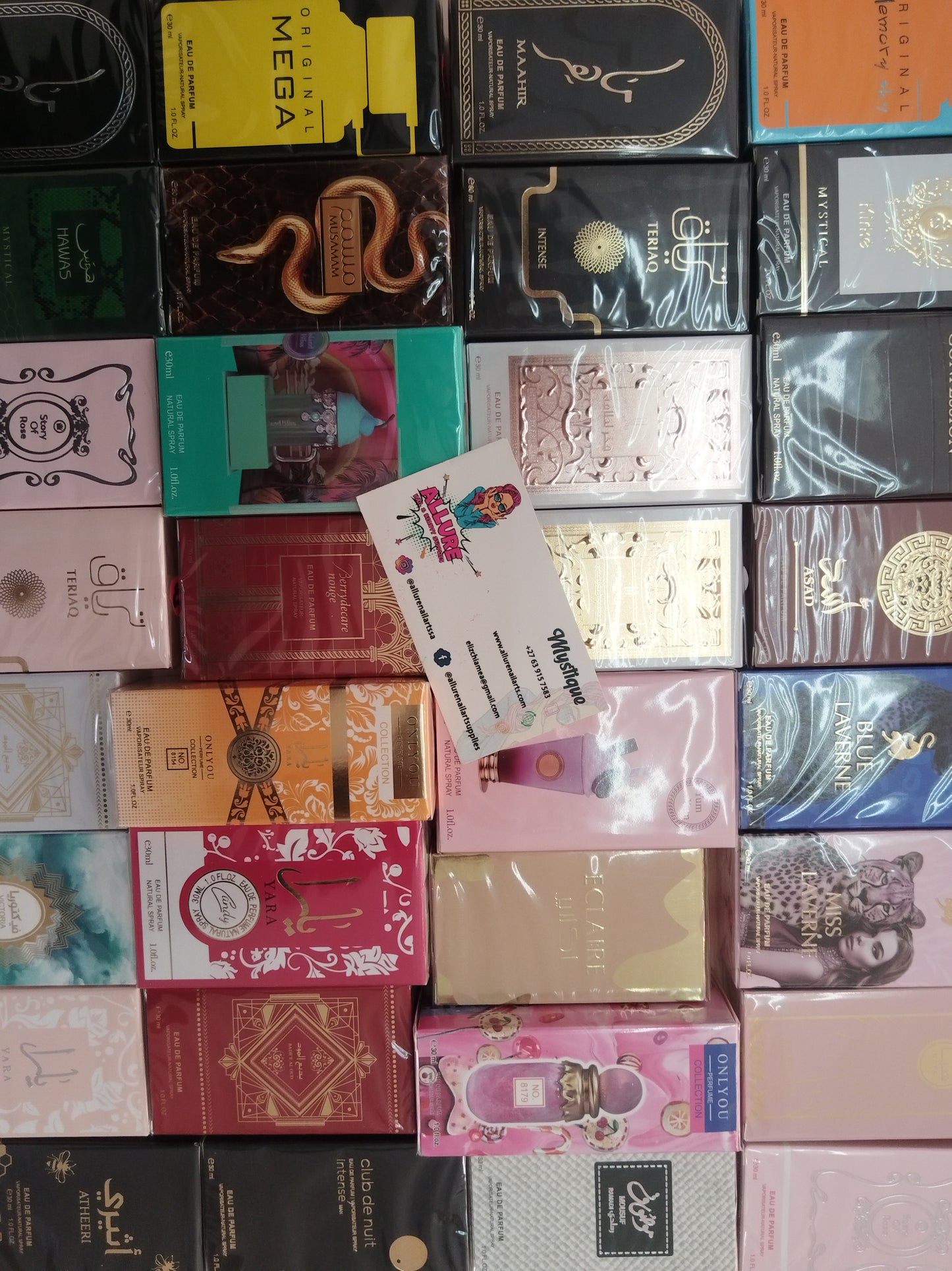 Start your perfume business 155x 30ml perfumes.