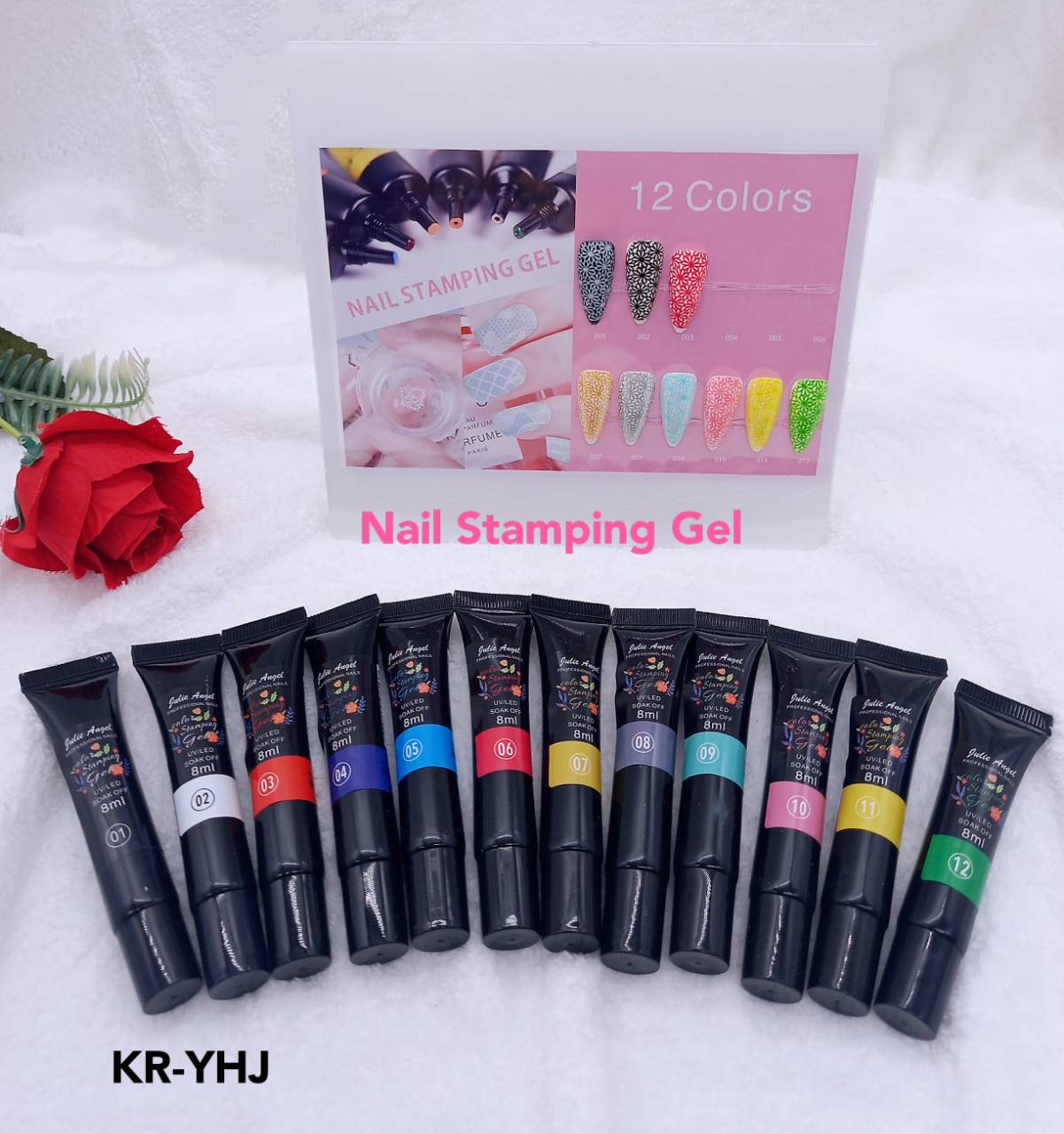 Nail Stamping Gel Polish 12 colors
