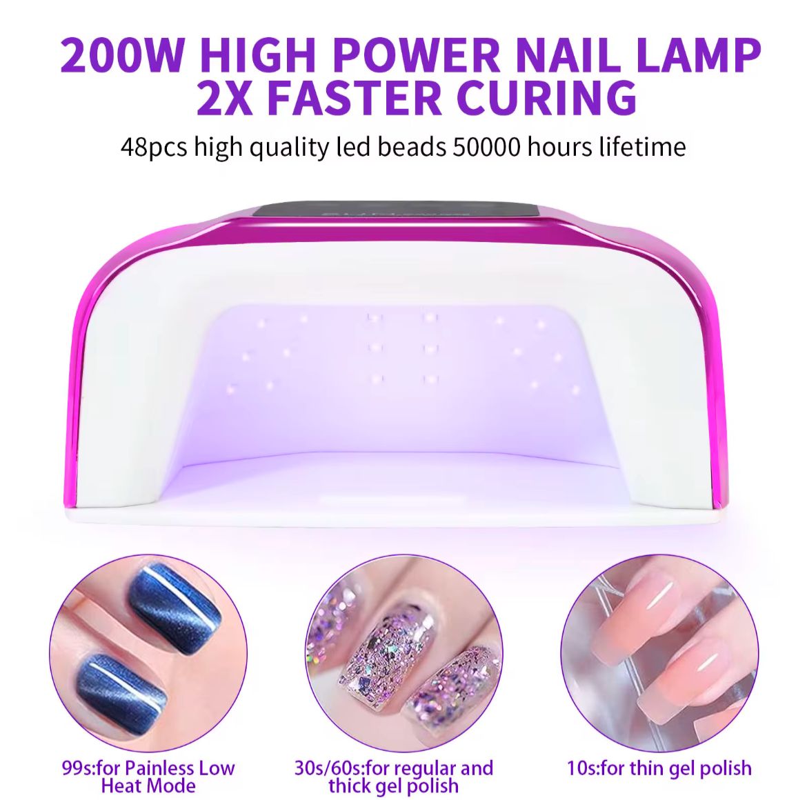 SUN S20 Cordless Rechargeable Nail Lamp