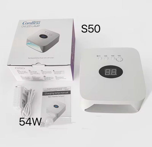Rechargeable S50 Nail Lamp 54Watt
