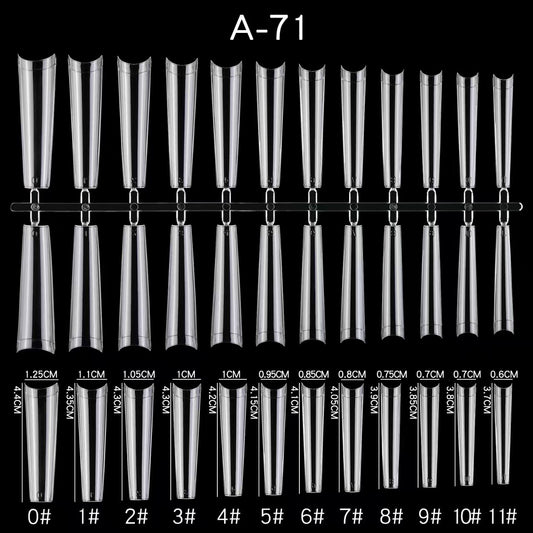 Long Coffin Tips 500pcs