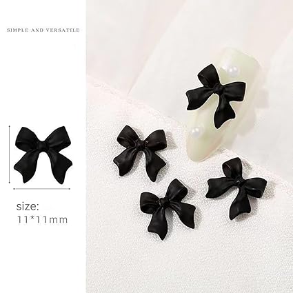 Bow Resin Nail Art Decoration 10pcs
