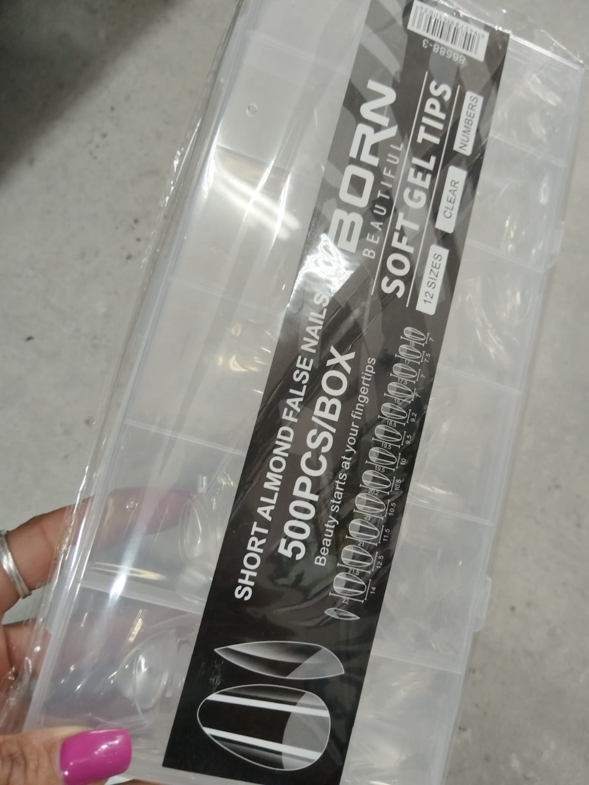 Short Almond Gel Tips