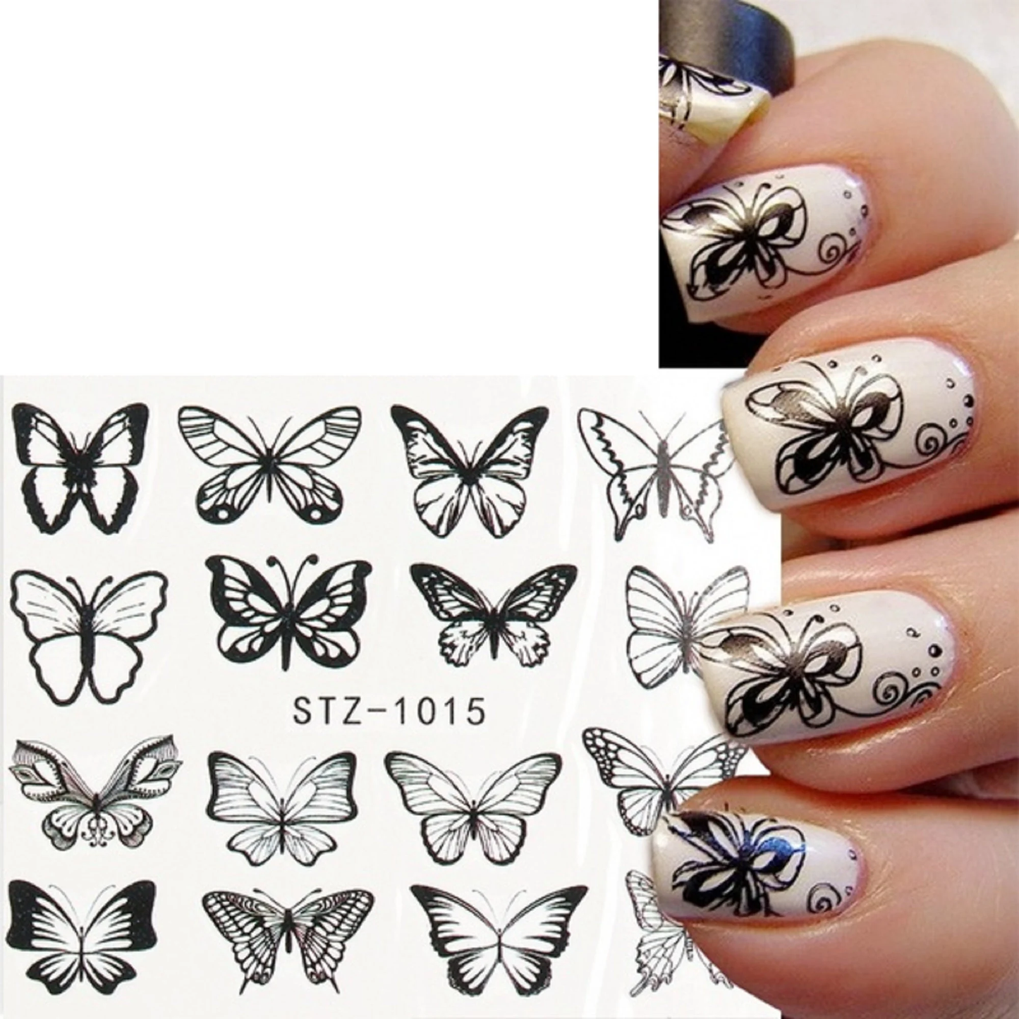 Butterfly Nail Decal