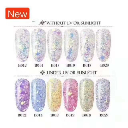 Color Change Glitter 6pcs