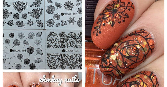 Flower Nail Decal