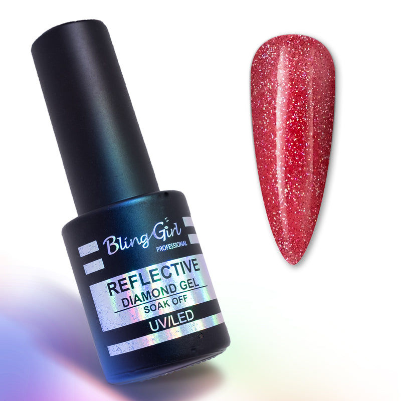 Bling Girl Reflective Diamond Gel No 10 Soak Off UVLED 10ml