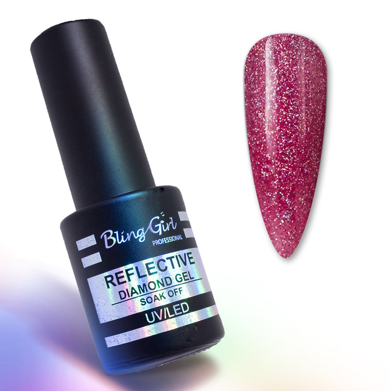 Bling Girl Reflective Diamond Gel No 11 Soak Off UVLED 10ml
