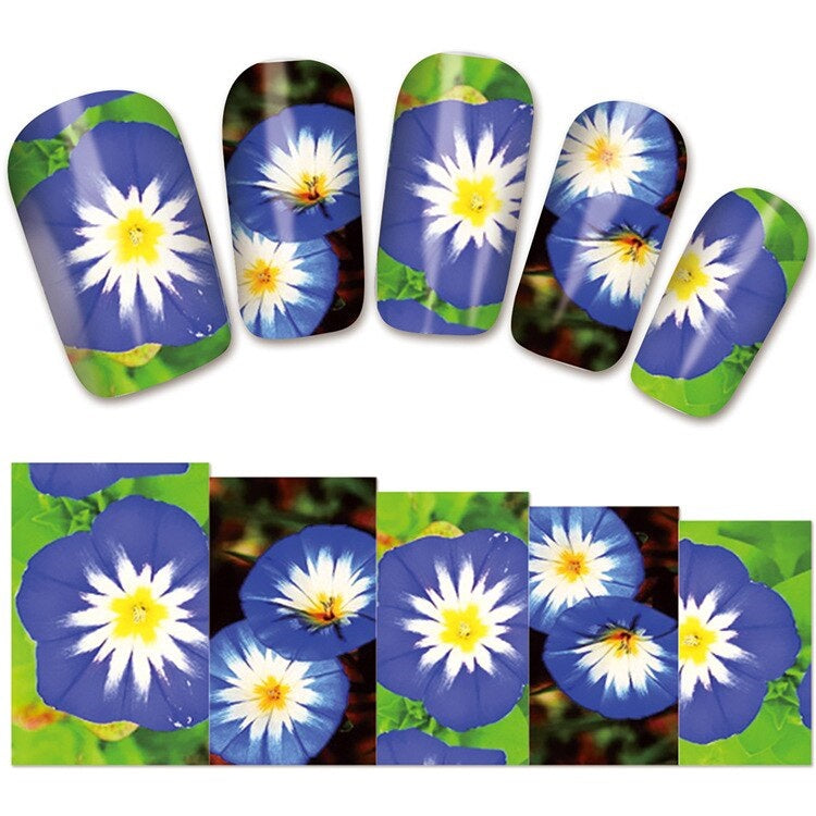 Flower Nail Decal