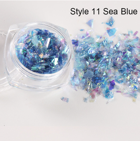 Mylar Nail Art Shards