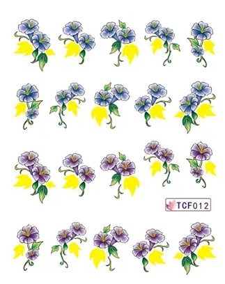 Flower Nail Decal