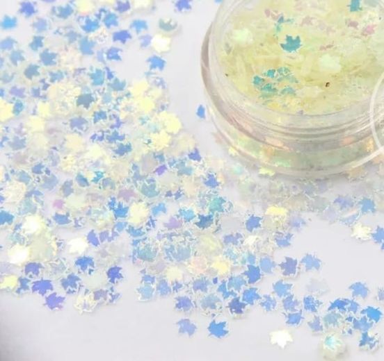 White Maple Sequin 5g Jars