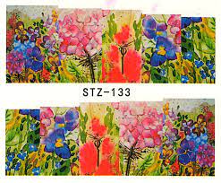 Flower Nail Decal
