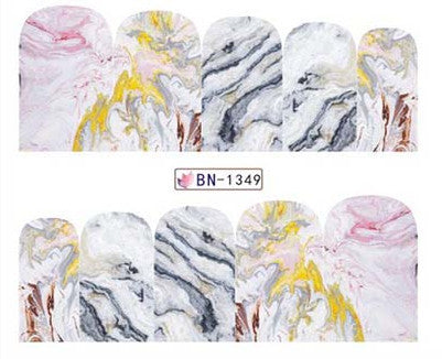 Marble Nail Art Decal BN1349