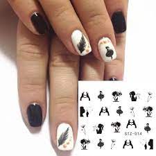 Women Dandelion Nail Decal