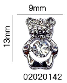Bows Teddy Bear Other Rhinestones Charms Nail Art Decoration