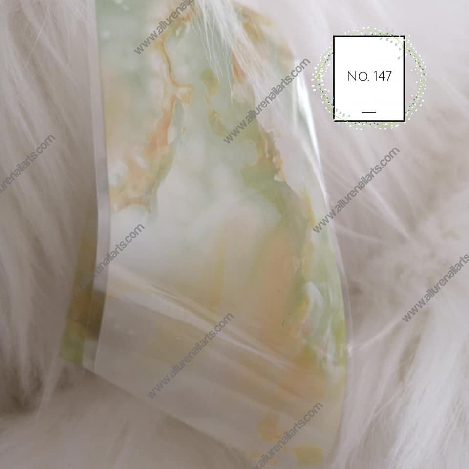 Marble Galaxy Foil Nail Transfer