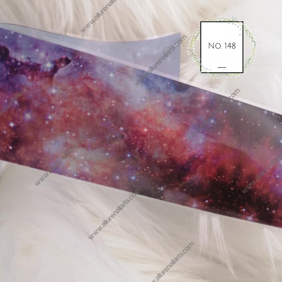 Marble Galaxy Foil Nail Transfer